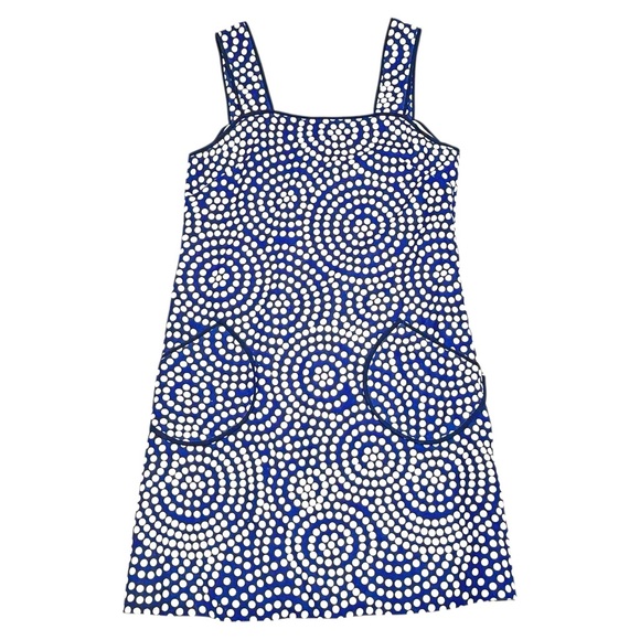 JB by Julie Brown Dresses & Skirts - Julie Brown NYC Mod Polka Dot Linen Blend Mini Dress Sz 2 hippie boho retro